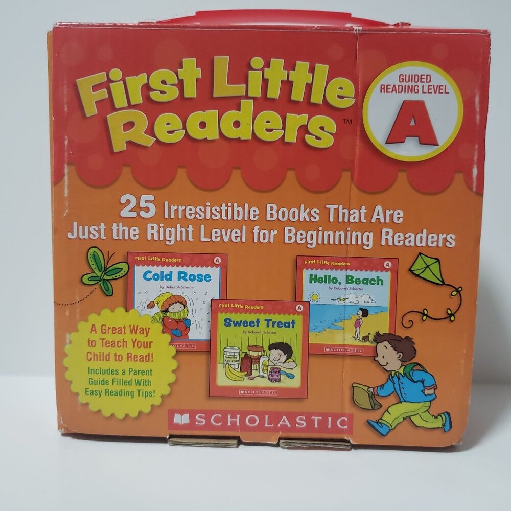 Scholastic First Little Readers Books Guided Reading Level A Box Set of 25